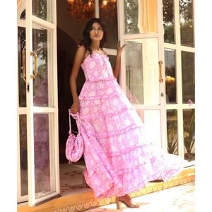 Monsoon & beyond pink rohida dress- from monkees